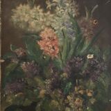 Ancient bouquet of hyacinths