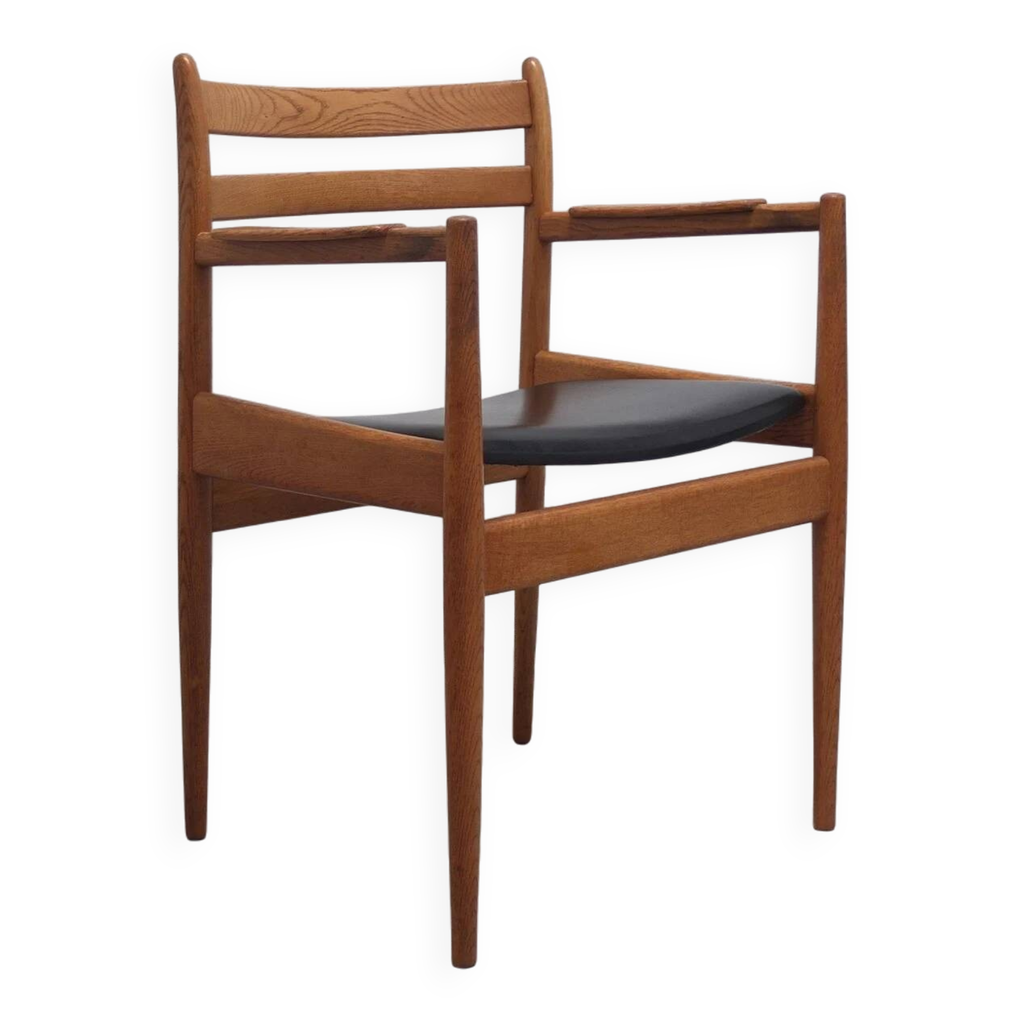 Rare armchair in oak by Jos De Mey for Van Den Berghe-Pauvers, 1960s