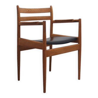 Rare armchair in oak by Jos De Mey for Van Den Berghe-Pauvers, 1960s