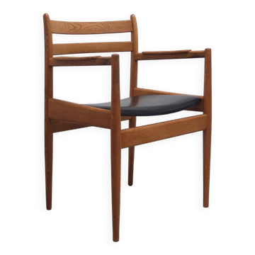 Rare armchair in oak by Jos De Mey for Van Den Berghe-Pauvers, 1960s