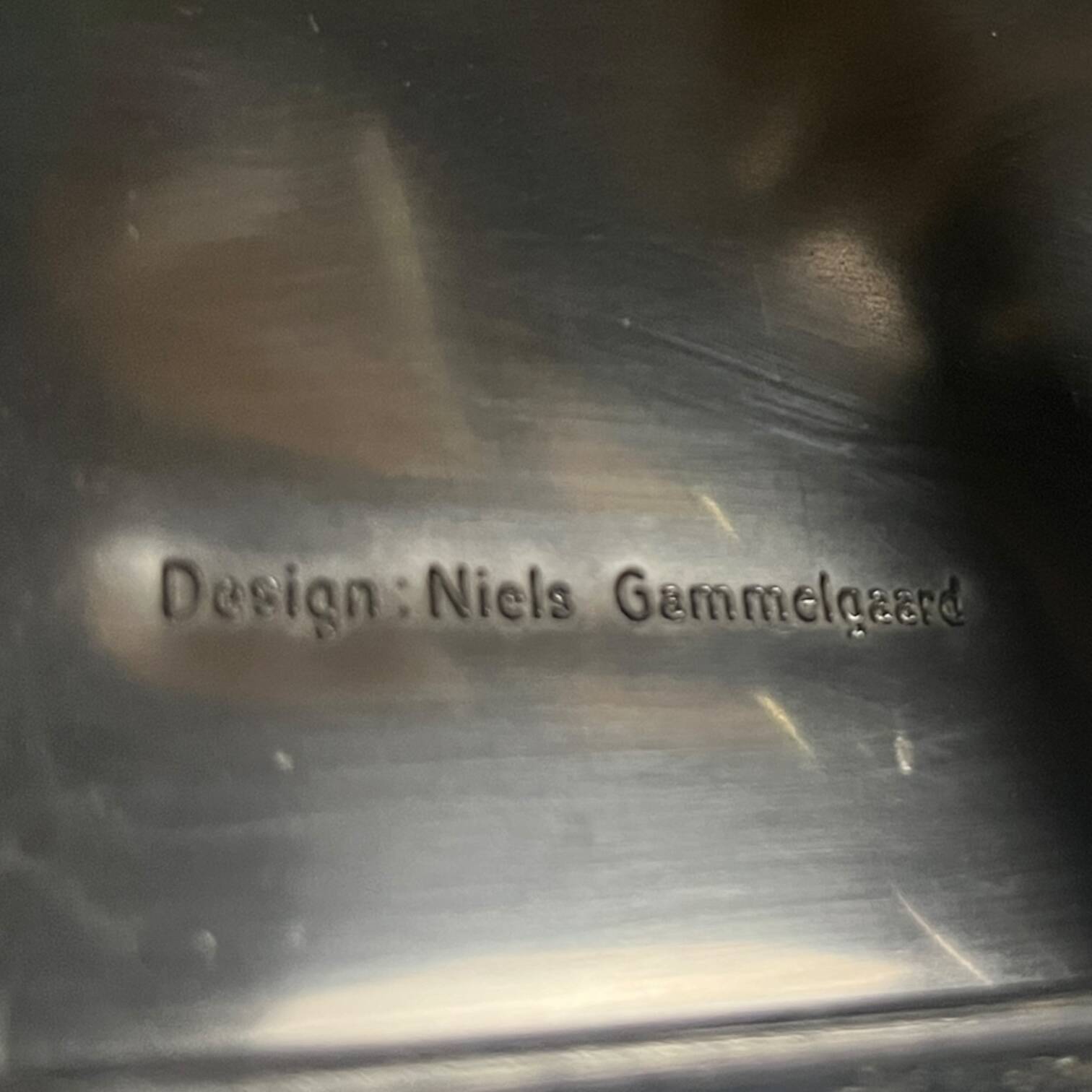 Set of 4 post-modern folding chairs, Niels Gammelgaard, Ikea, 198