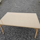 Vintage rattan table