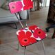 Chaise en formica imprimé Marimekko
