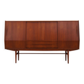 Buffet en teck, design danois, années 1960, fabriqué au Danemark