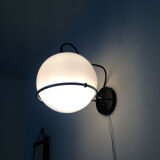 Wall lamp Raak opaline and chrome