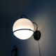 Applique Raak opaline et chrome