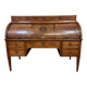 Important Louis XVI period central cylinder desk in walnut