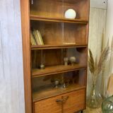 Rattan bookcase