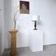 1940s Art Deco oak desk lamp