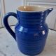 Ancient blue pitcher made in france