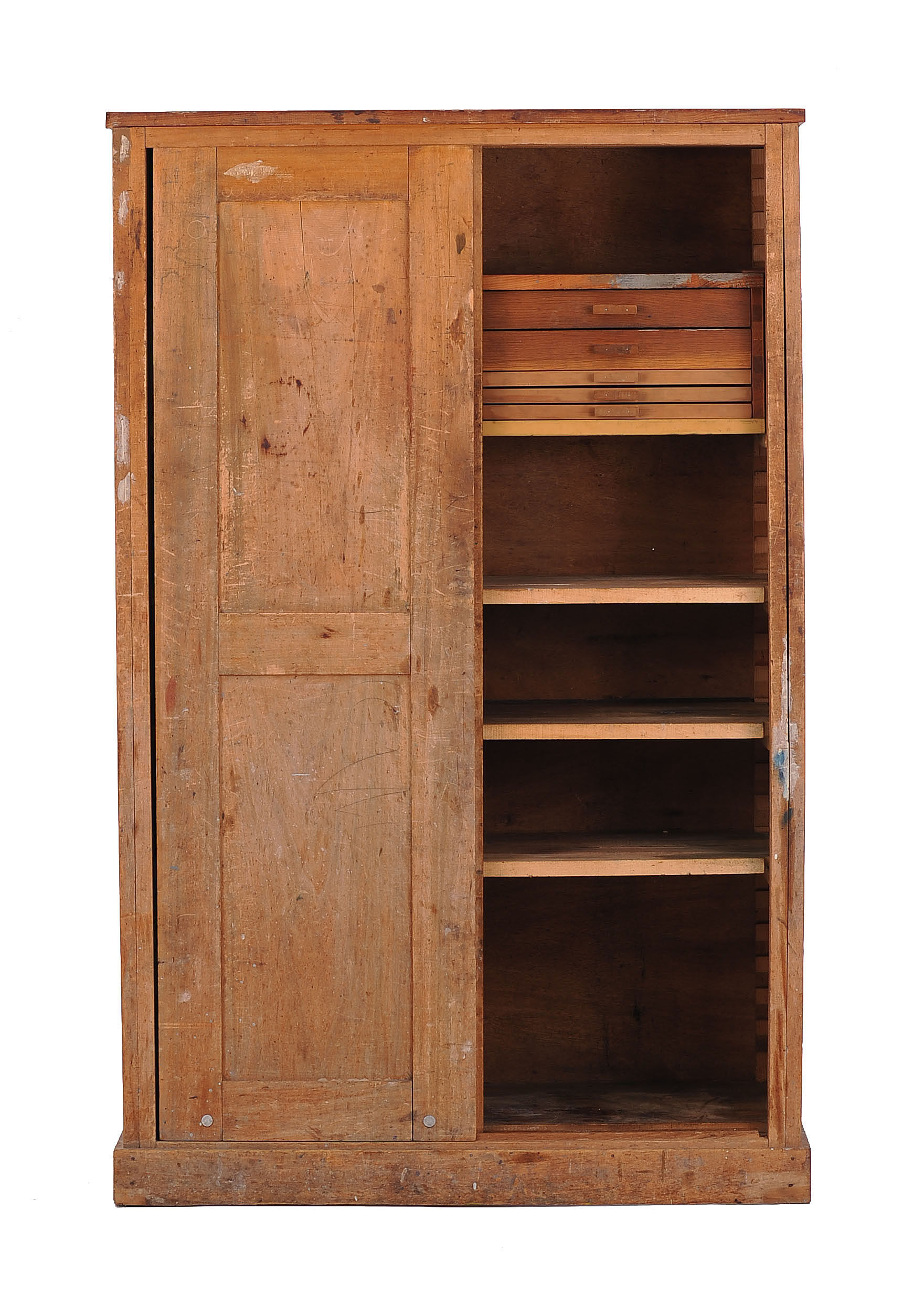 Wooden cabinet of the 1950s