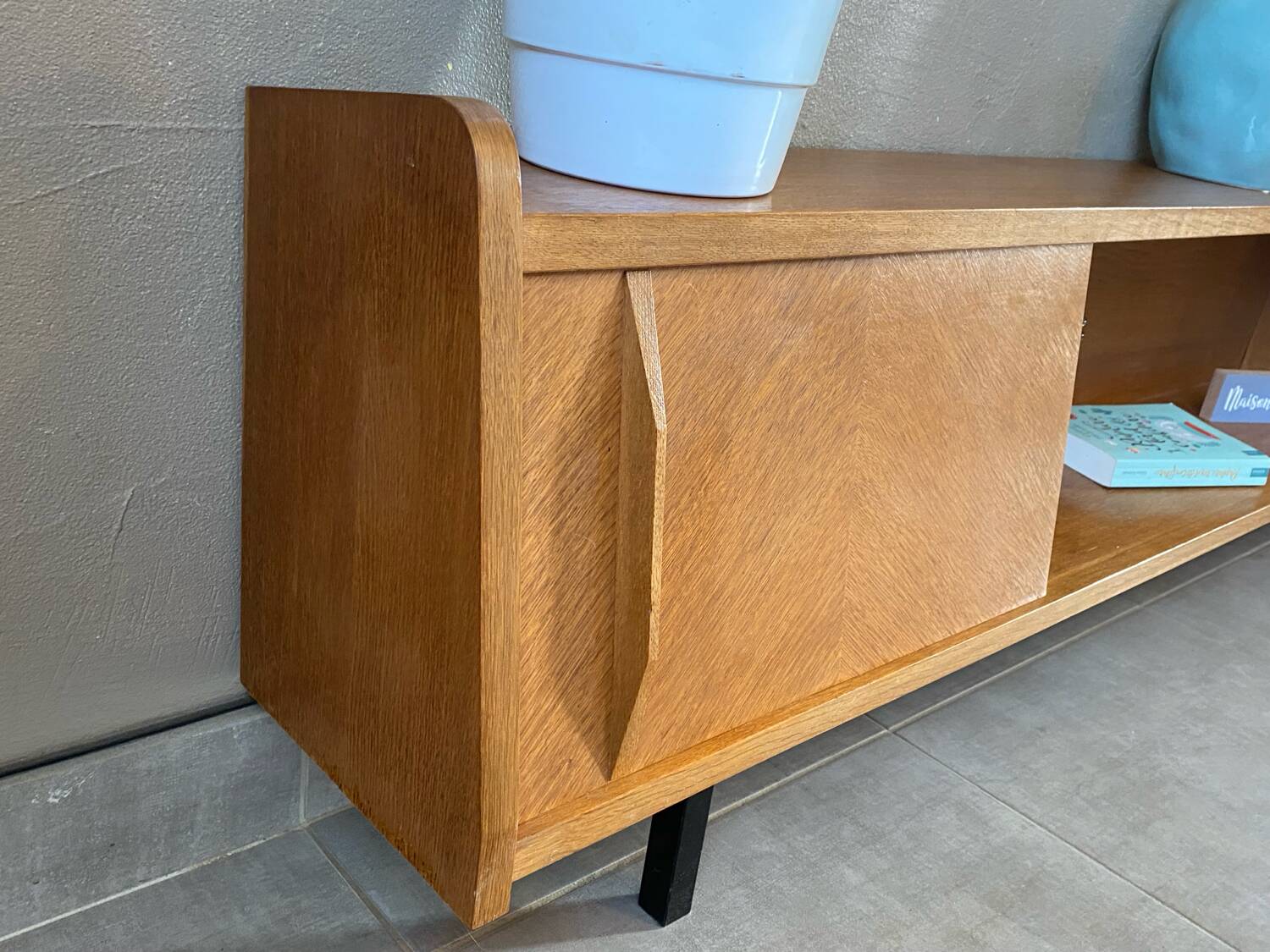 Vintage wooden sideboard (shallow)