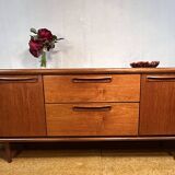 Buffet rétro vintage en teck du milieu du siècle par Meredew 1960