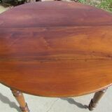 6-foot open panel in solid walnut, 5 extensions