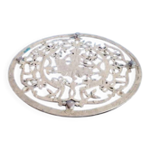 Ancien dessous de plat en métal