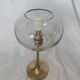 Sciolari style brass and glass lamp, 1970
