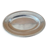 Christofle - Oval serving platter model Maritime Company silver-plated metal