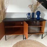 Vintage Scandinavian style enfilade composed of 2 elements