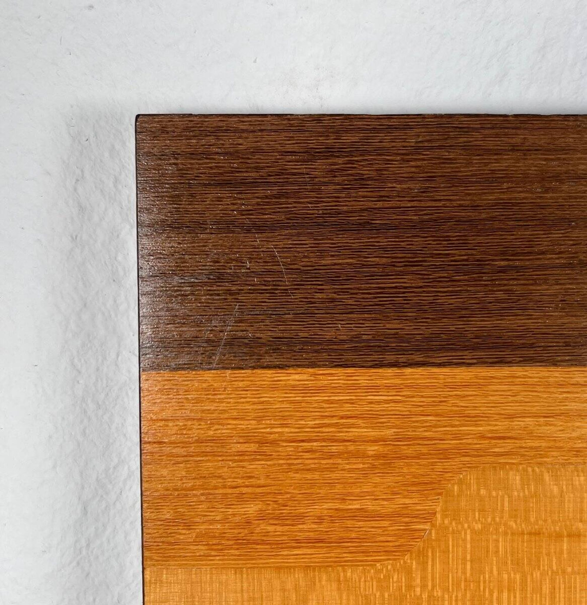 Mid-century wood veneer intarsia wall panel, 1960s