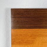 Mid-century wood veneer intarsia wall panel, 1960s