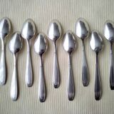 11 Apollo silver-plated coffee spoons