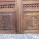 Pair of old carved wooden doors