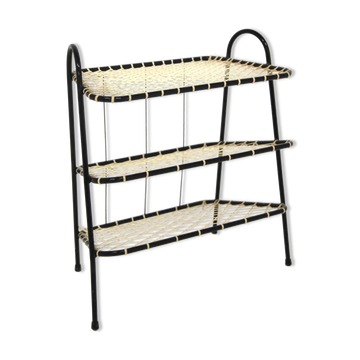 Scandinavian plastic magazine rack, Sweden, 1950