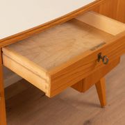Bureau en bois autoportant, années 1950