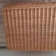 Vintage wicker suitcase