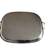 Rectangular silver-plated tray from the St Hilaire house.