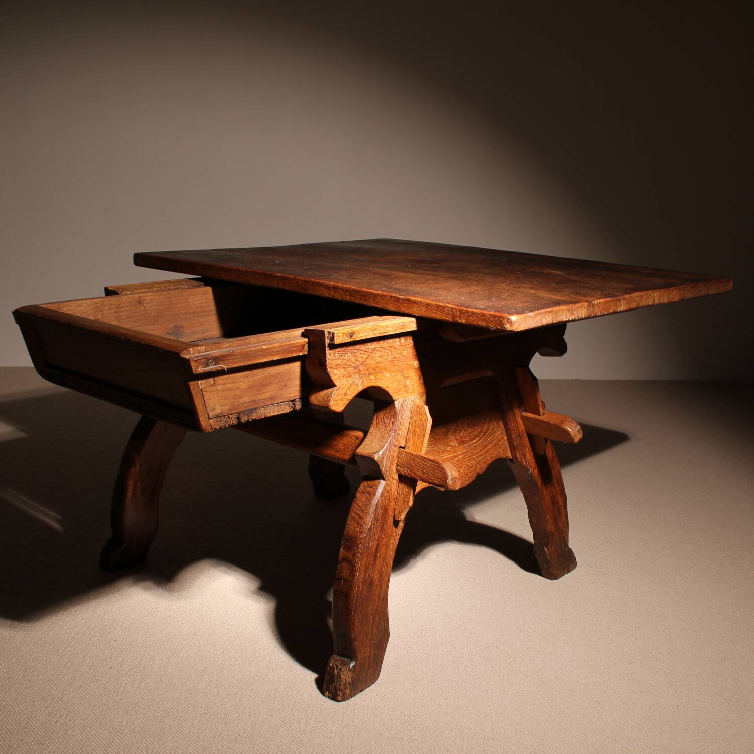 Table de ferme rustique 'Jogltisch' en chêne massif | Région alpine