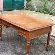 Bureau Louis XVI en chêne massif du 19ème