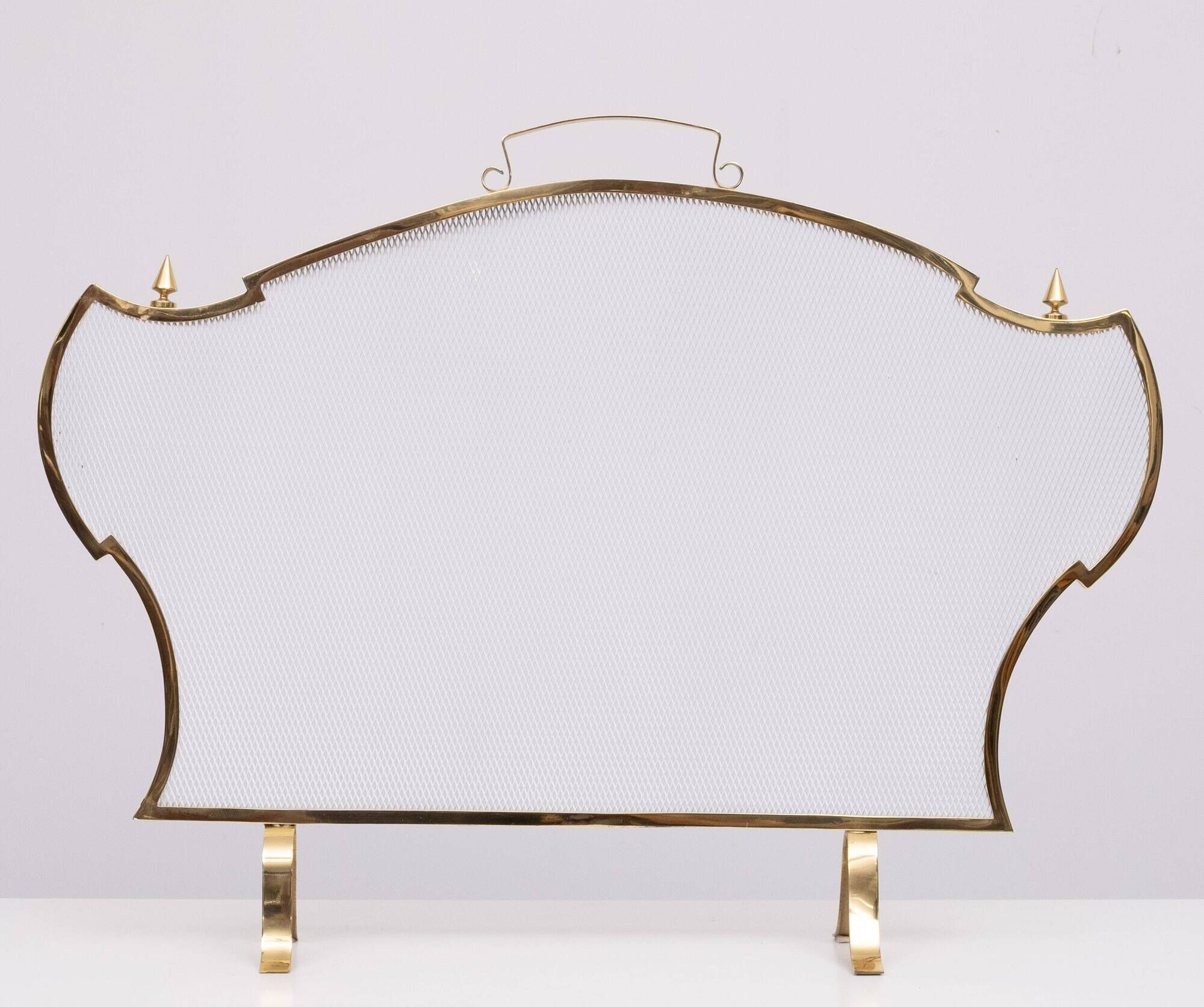 Hollywood Regency Brass Fire screen 1970s France