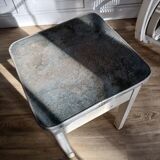 Old vintage shoe shine stool