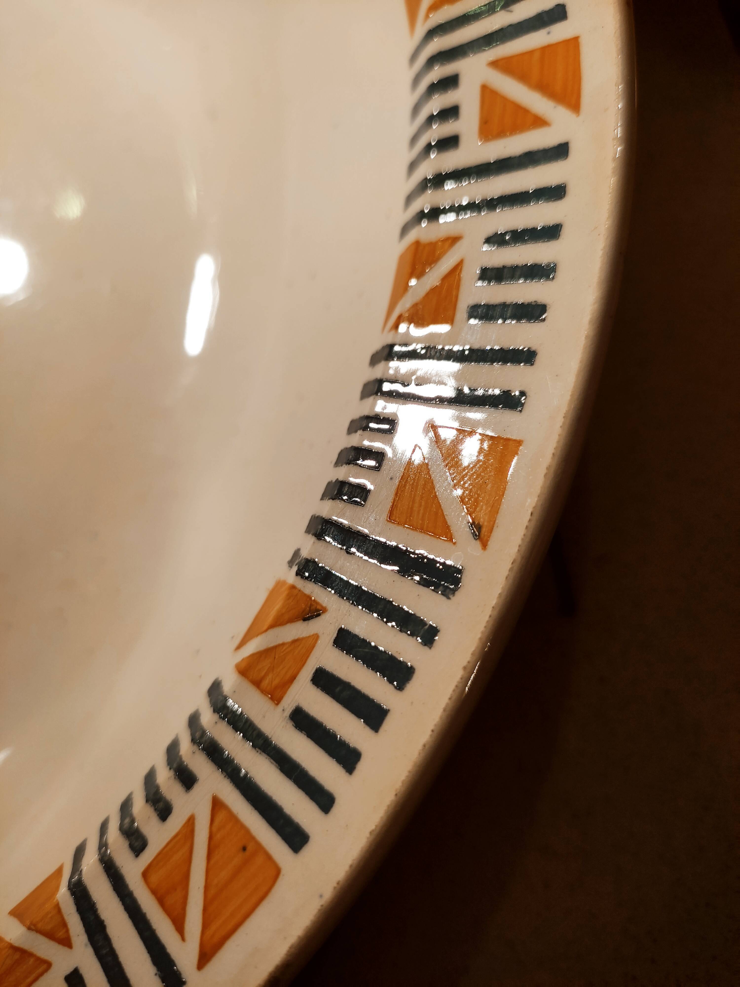 Retro earthenware dish