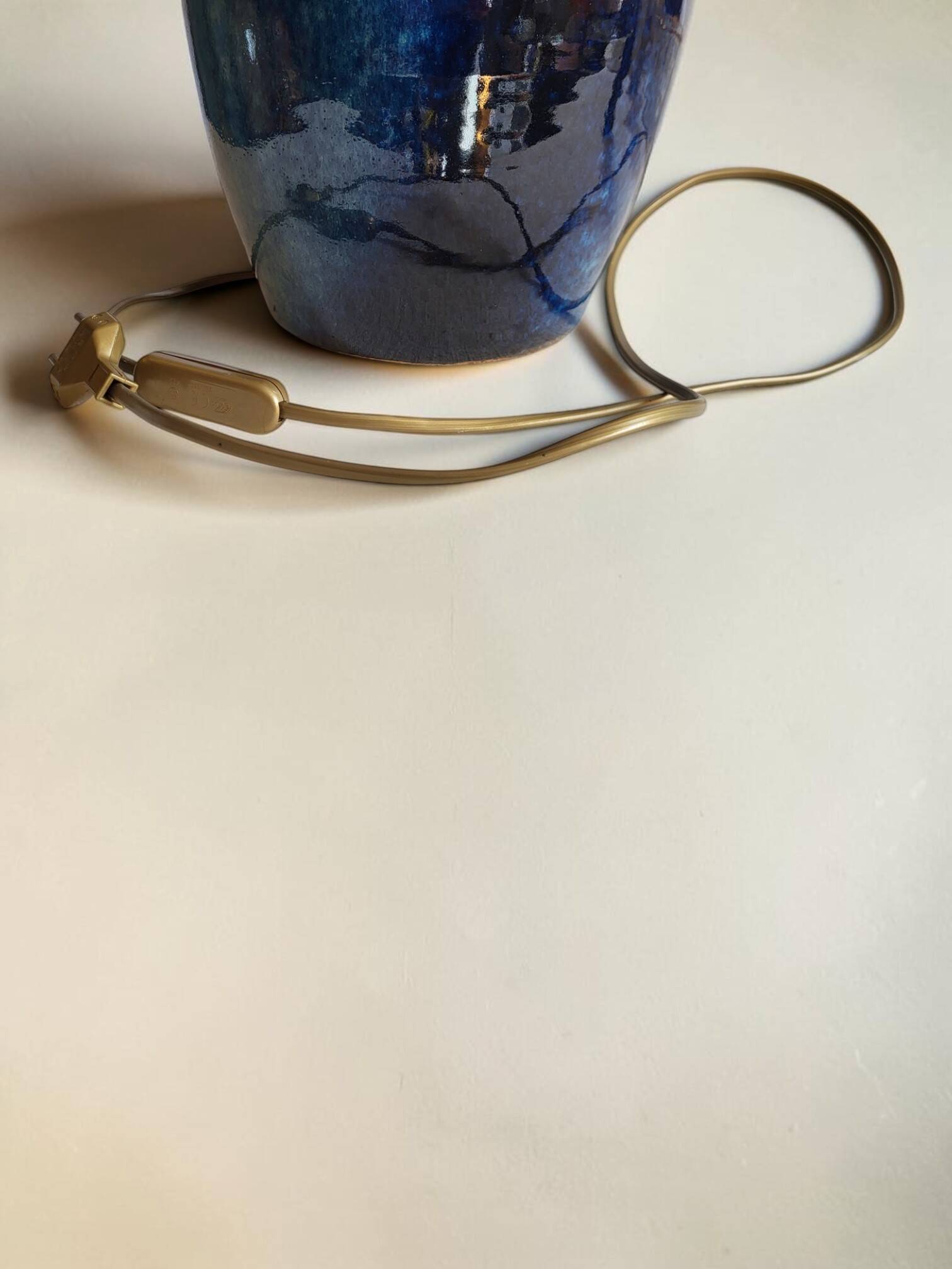 Stoneware lamp D. Avonts La Borne