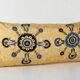 Housse de coussin brodée vintage 109x56 cm