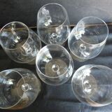 6 Large Cognac Glasses