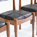 Bernini vintage italian dining chairs by Silvio Coppola , set of 6
