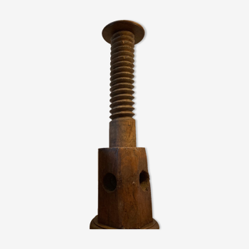 Press screw, solid wood