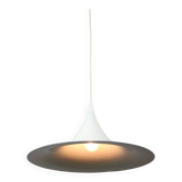 Lampe à Suspension Trompette Blanche par Claus Bonderup & Torsten Thorup, Danemark