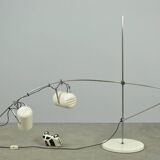 Vintage white Sorrento floorlamp by Copini & Posthuma for Gepo, Netherlands 1970s
