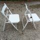 Folding chairs in wood