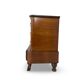 Commode italienne Art déco en ronce de noyer, années 1920