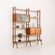 Scandinavian mid century free standing wall unit,Norway 1960s