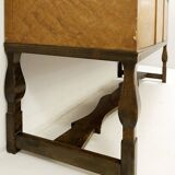 Swedish Birch Art Deco Intarsia Buffet, Carl Malmsten, Haga model 1930s