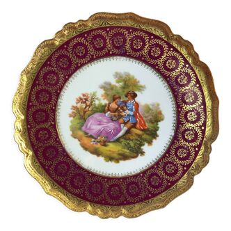 Assiette de collection signée Fragonard