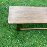Oak farm bench