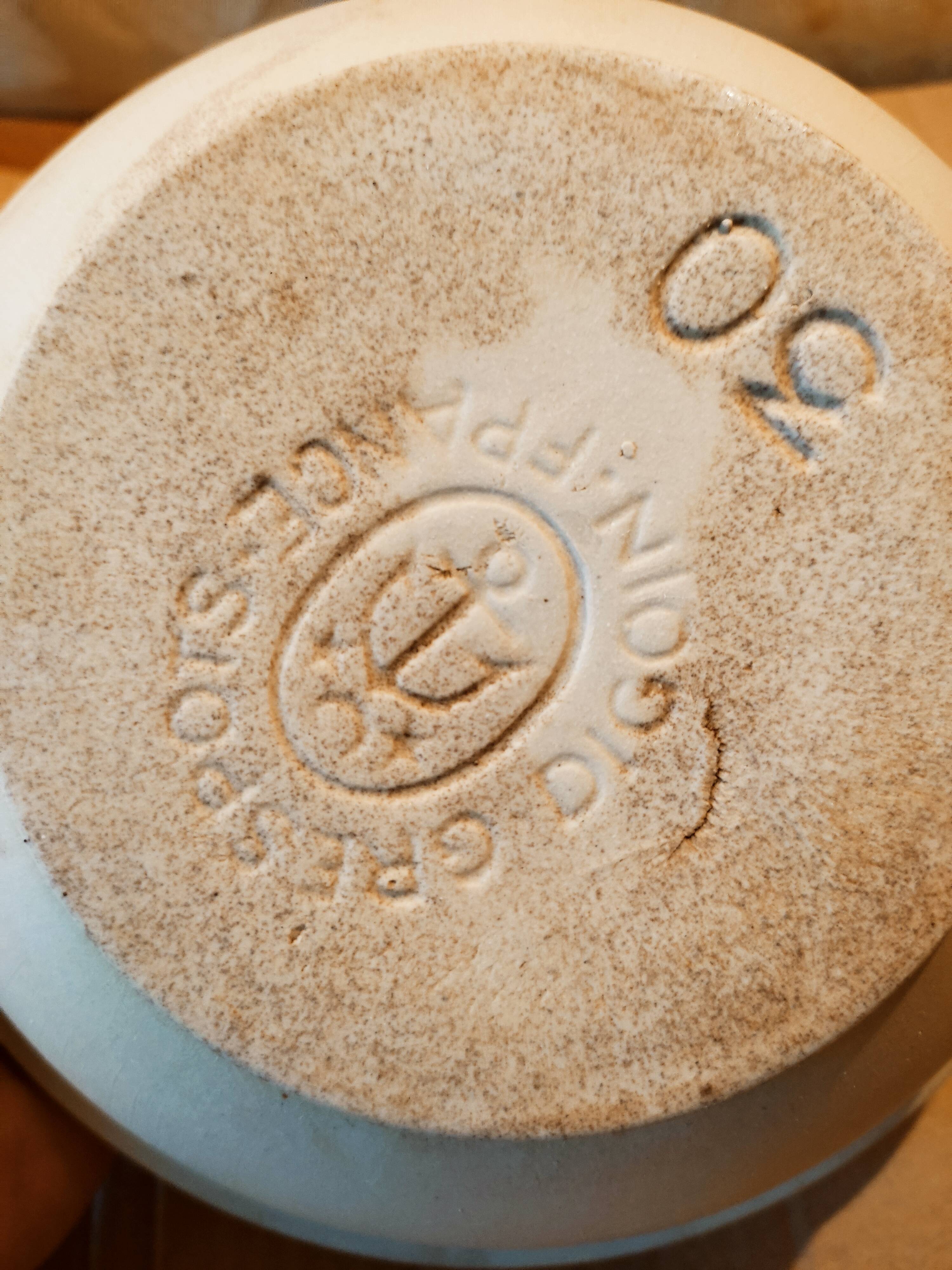 Digoin bowl in beige sandstone