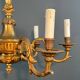 Bronze chandelier in Louis XVI style with 6 arms.